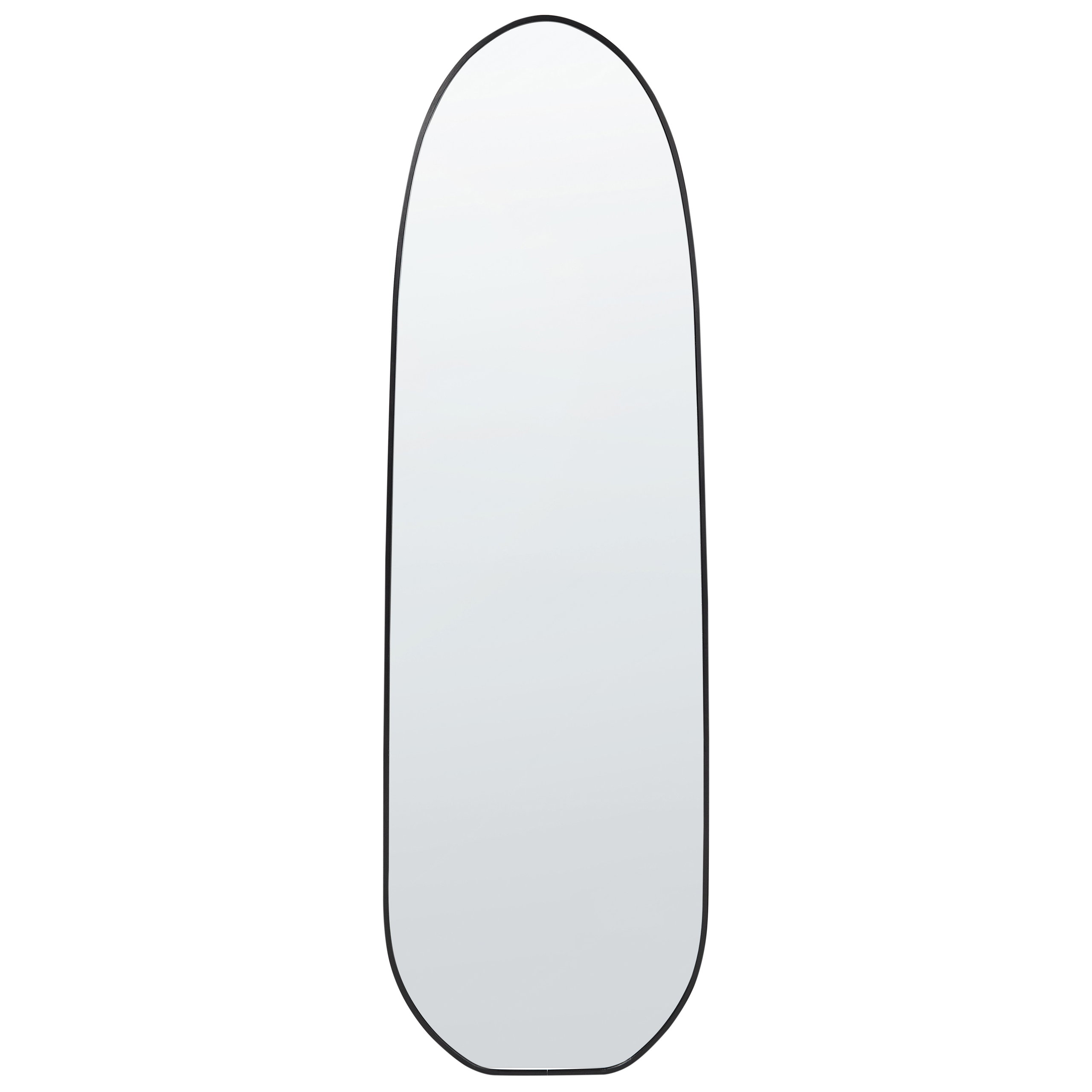 Vægspejl DARNETS 45 cm 160 cm Metal Sort