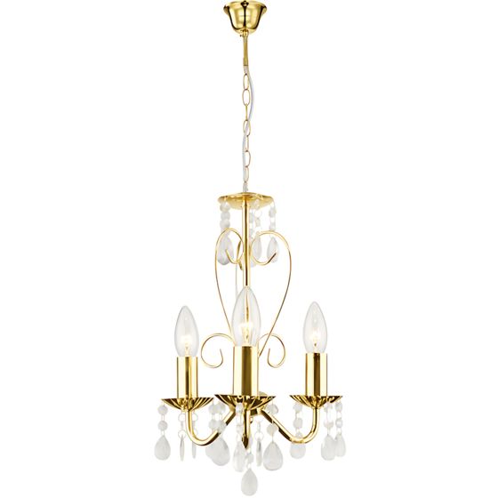 Toolight Pendellampe EBT012-3CP Guld 125x75x25cm
