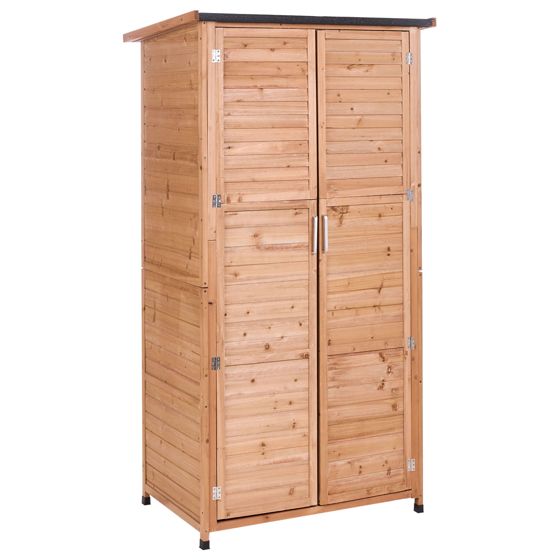 Værktøjsrum ARSEGO 96 cm 67 cm Ædelgran Lysebrun