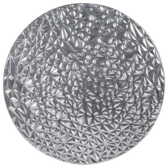 Vægdekoration MOSCAVIDE Metal 60 cm Sølv