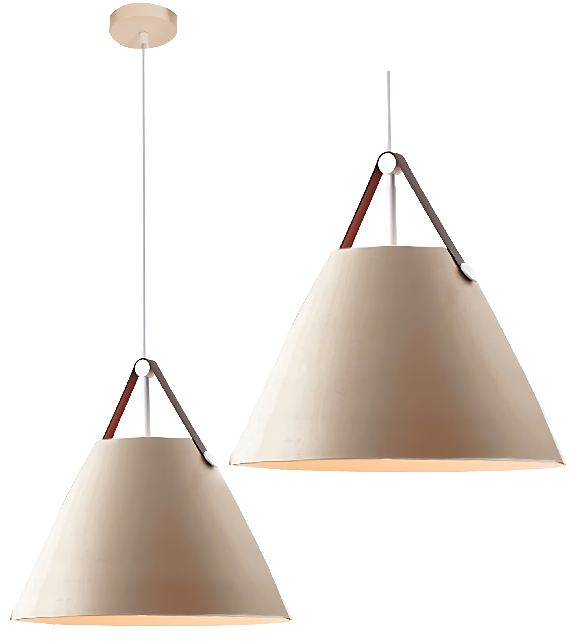 TOOLIGHT hængende loftlampe APP159-1CP BUFFO Beige 105x27x105cm