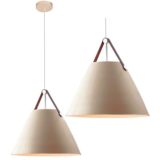 TOOLIGHT hængende loftlampe APP159-1CP BUFFO Beige 105x27x105cm