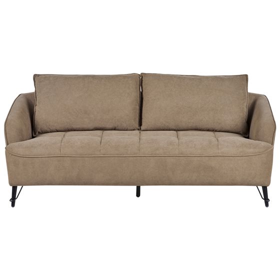 Sofa 3 personers HOBRO Brun