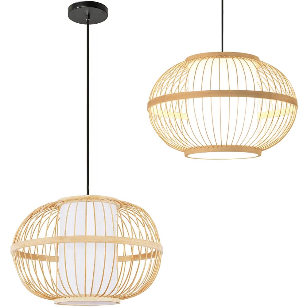 TOOLIGHT hængende loftlampe APP1632-1CP BOHO 50CM Beige 50x50x28cm