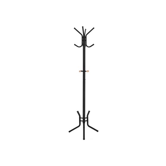 Songmics knagerække, 12 kroge, 176 cm, sort, RCR17B