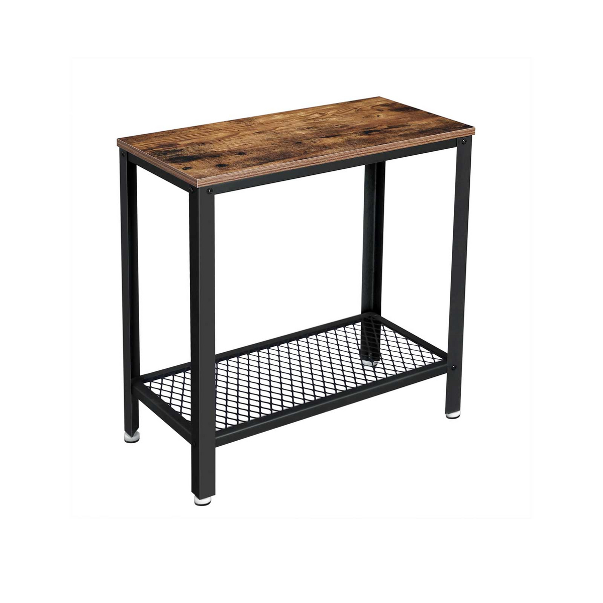 VASAGLE sidebord, 60 × 30 × 60 cm, rustikbrun, LET31BX