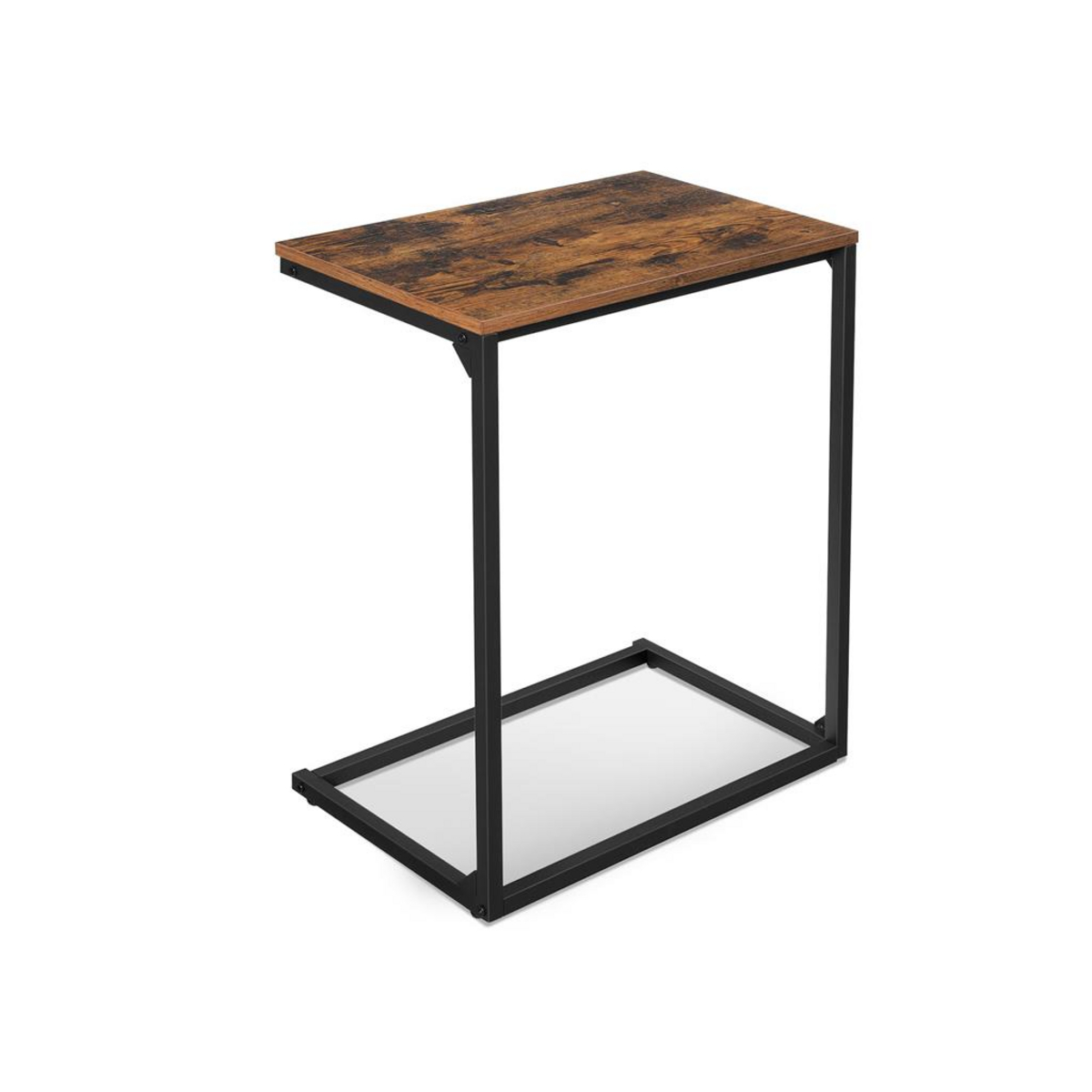 VASAGLE sidebord, rustikbrun/sort, LNT52BX