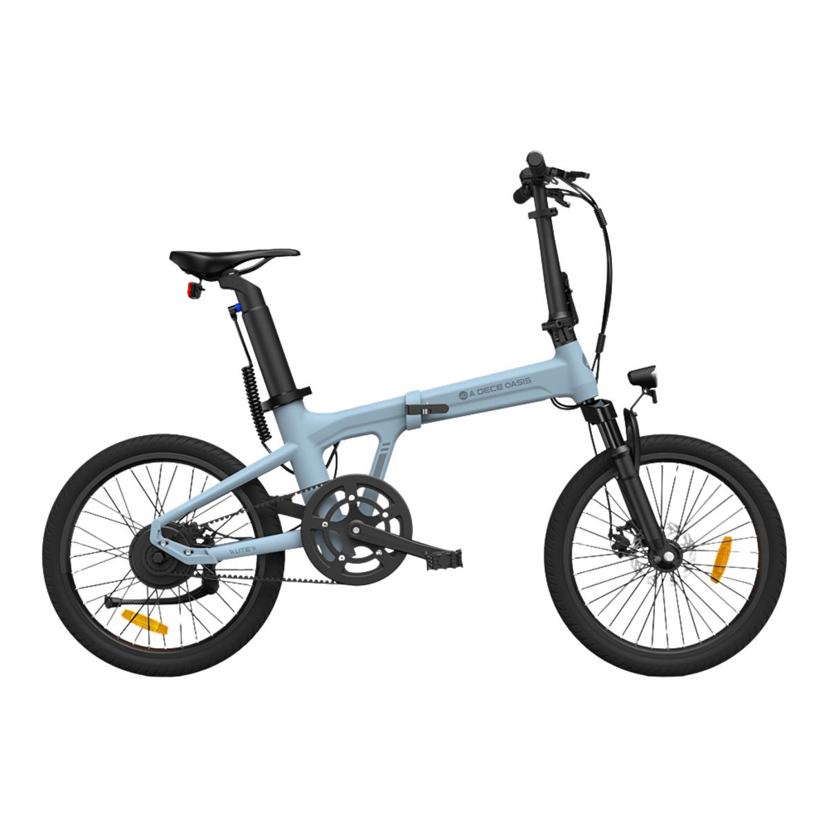 ADO A20S AIR med foraffjedring foldbar elcykel, blå