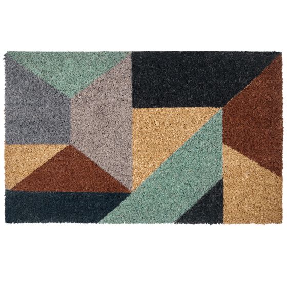 Dørmåtte KIPMIK Multifarvet 45 x 75 cm Kokos