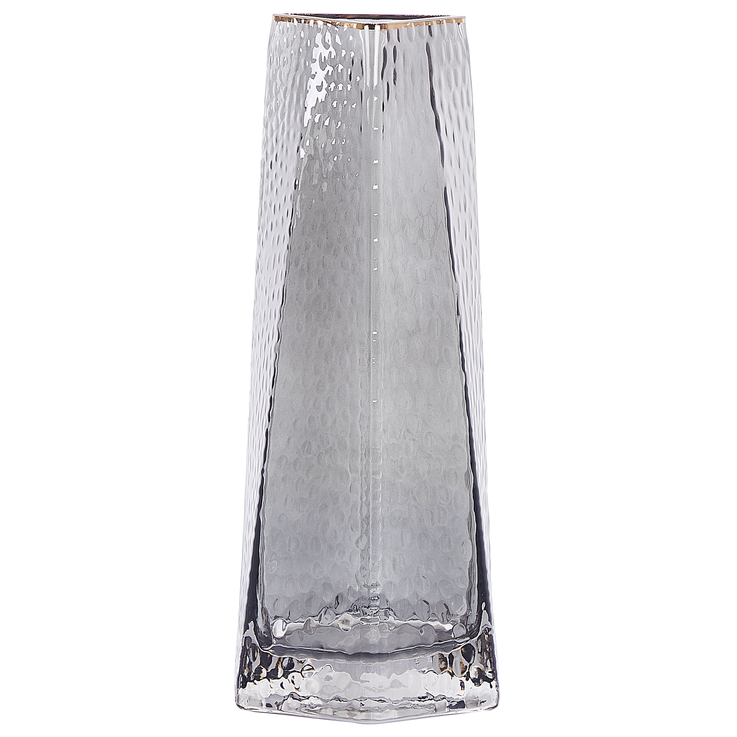 Blomstervase LILAIA 27 cm Glas Grå