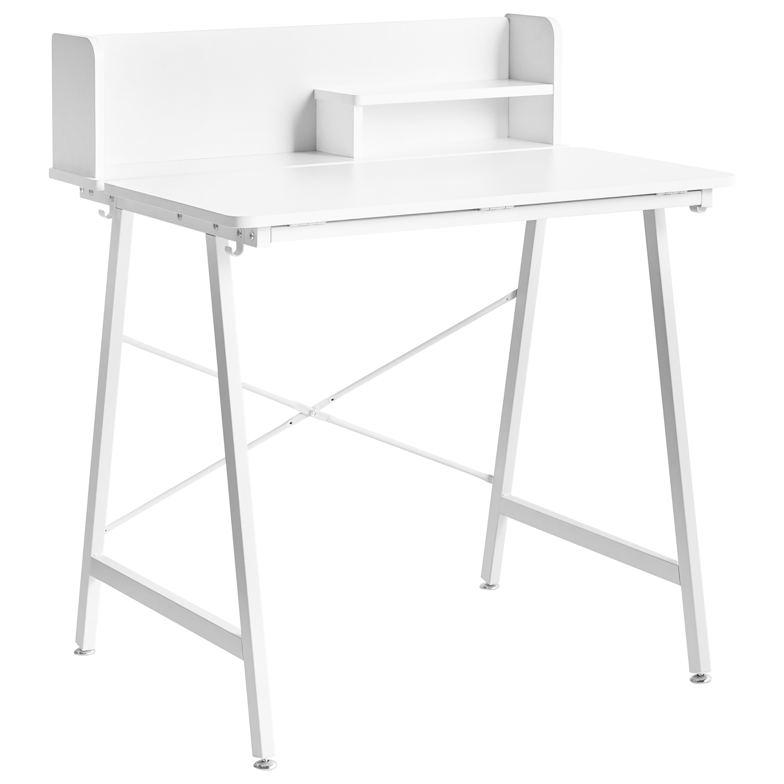 Vipbar tegnebord ALAND 80 cm 62 cm Hvid