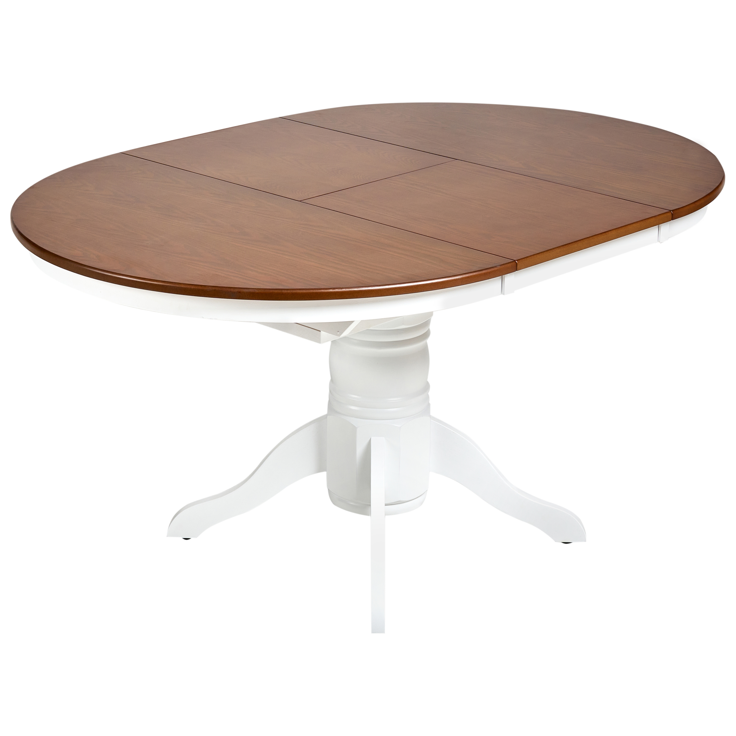 Spisebord med udtræk AKRON Brun ask 106/150 cm 106 cm Træ