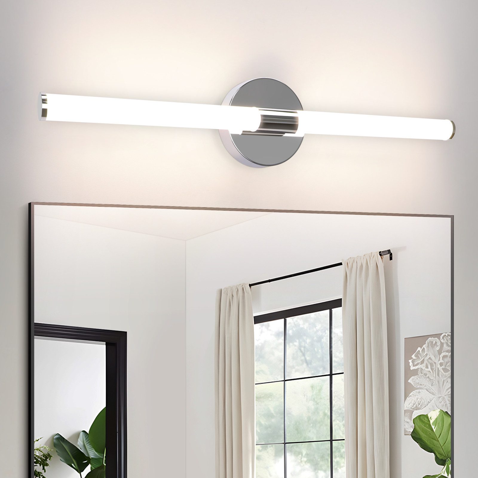 NETTLIFE LED væglampe til badeværelset - 8W 60CM 4000K IP44