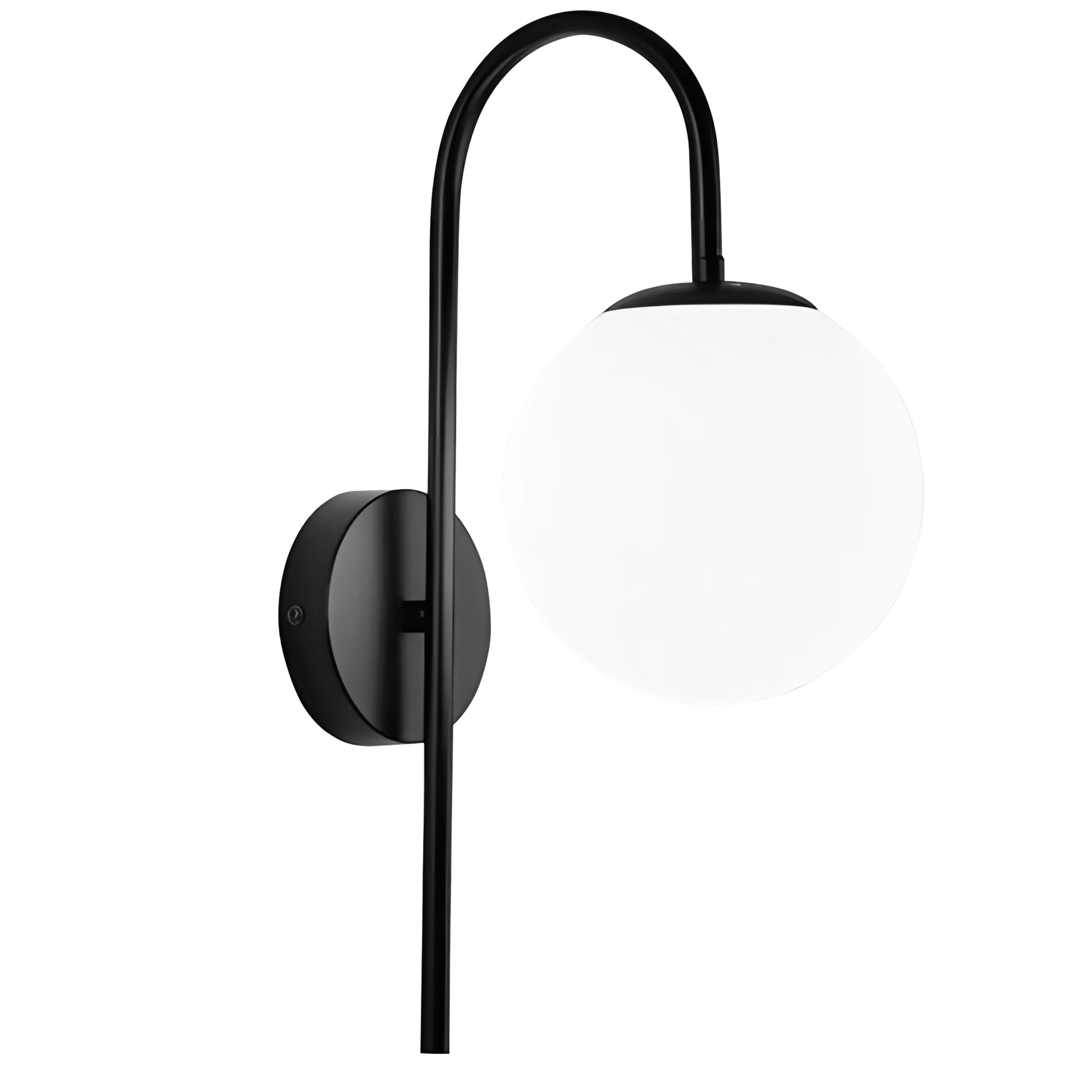 TOOLIGHT væglampe G090-1W Sort/Hvid 15x10x15cm