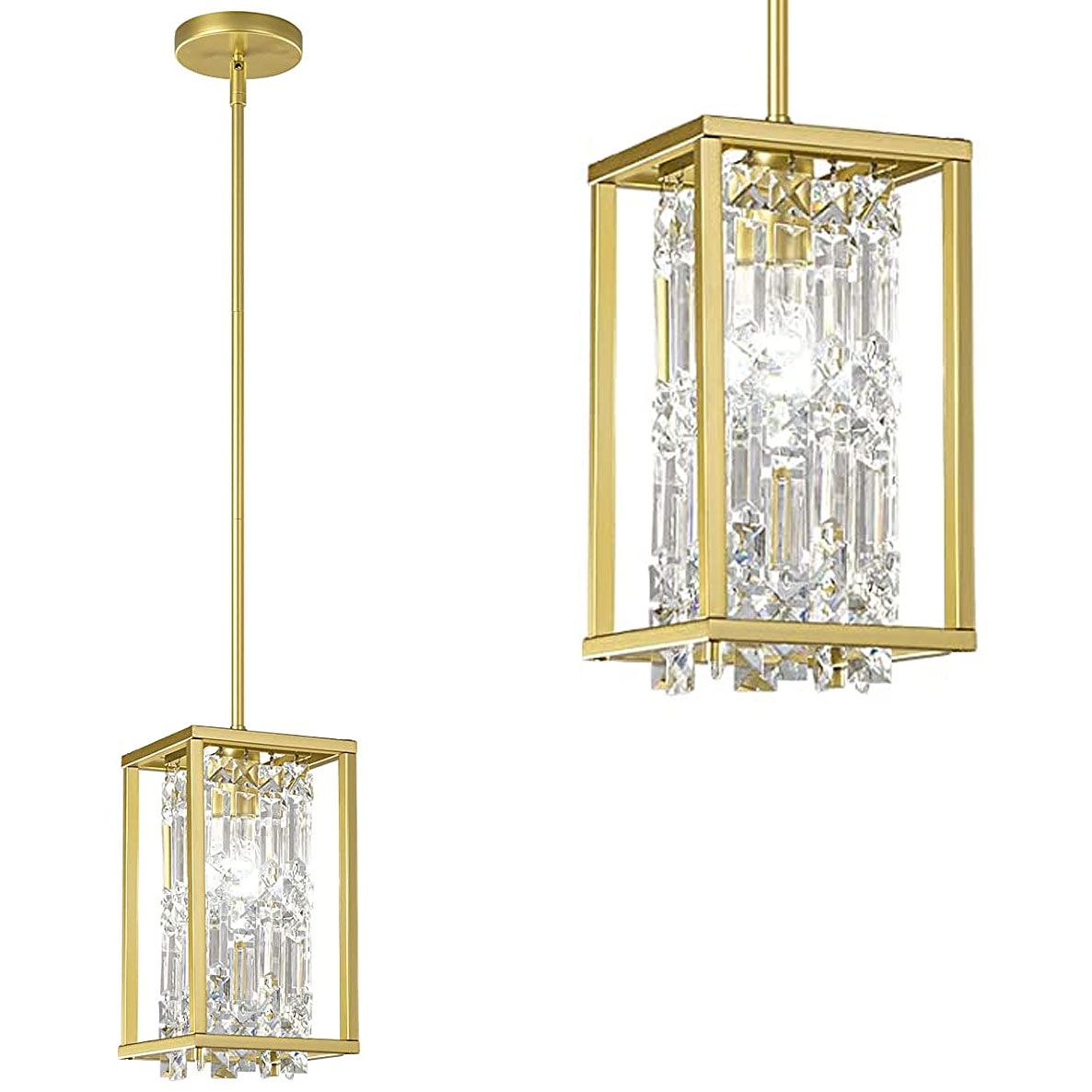 TOOLIGHT hængende loftlampe APP1111-1CP Guld 84x16x28,5cm