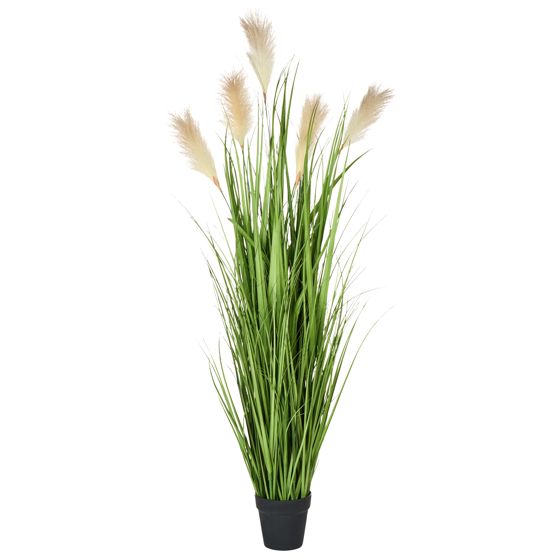 Kunstig plante PAMPAS GRASS 130 cm Grøn