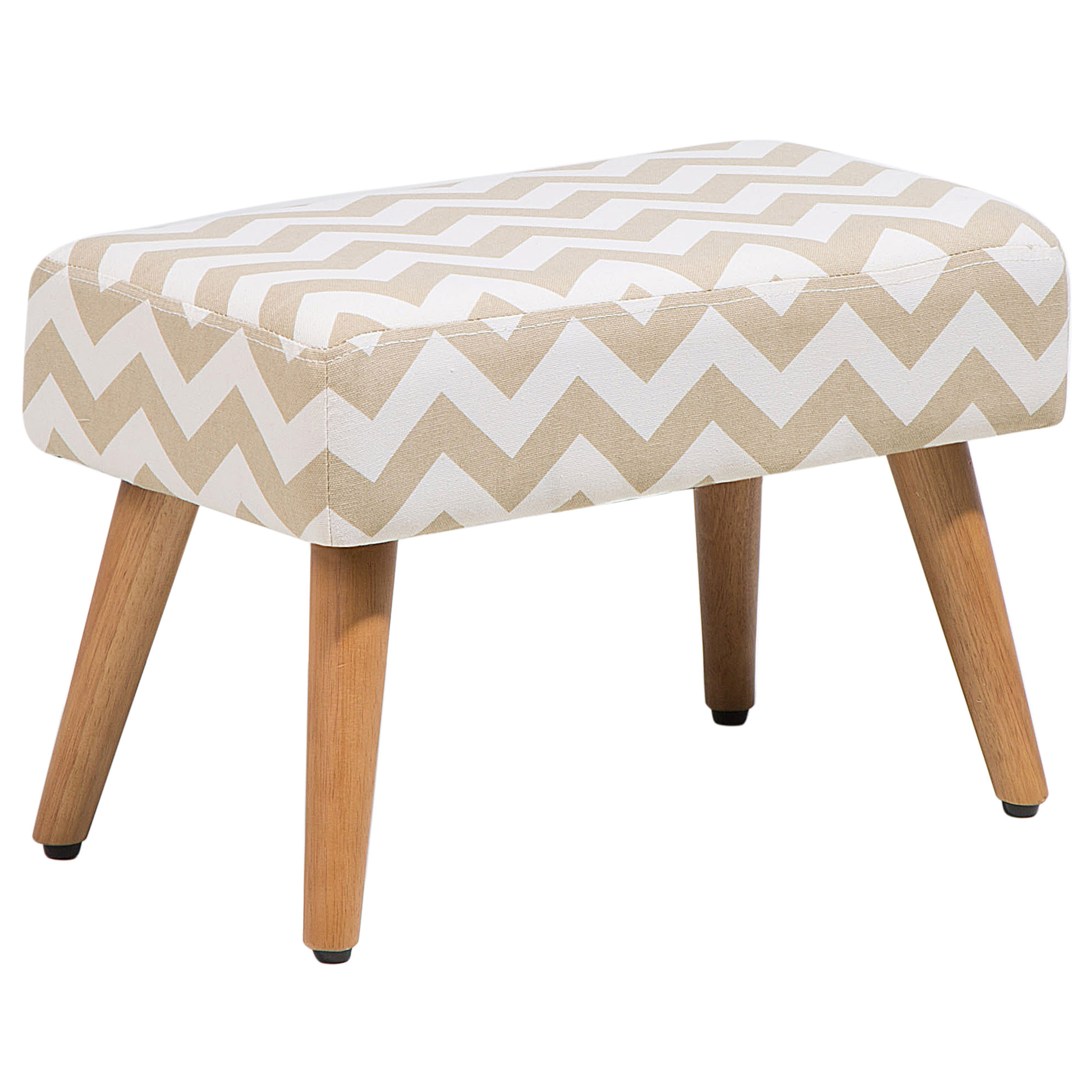 Taburet TAKOMA Bomuld Beige