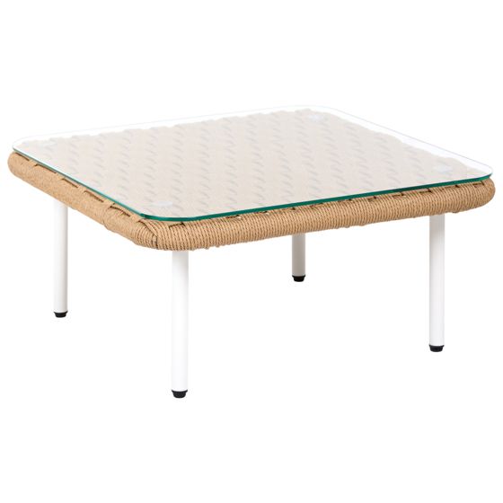Sofabord BAUCINA 60 cm 60 cm Lysebrun