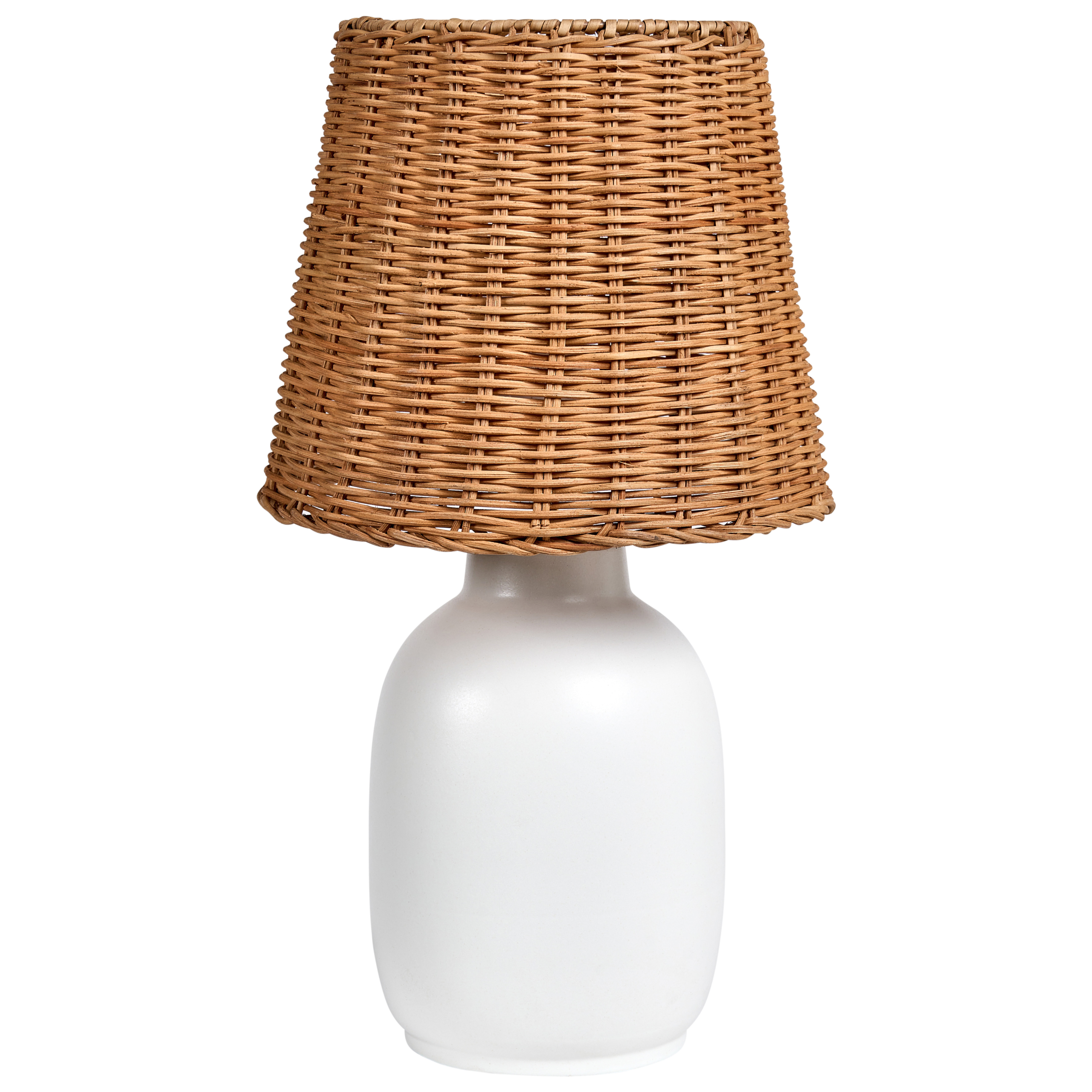 Bordlampe BARTANG Keramik Hvid