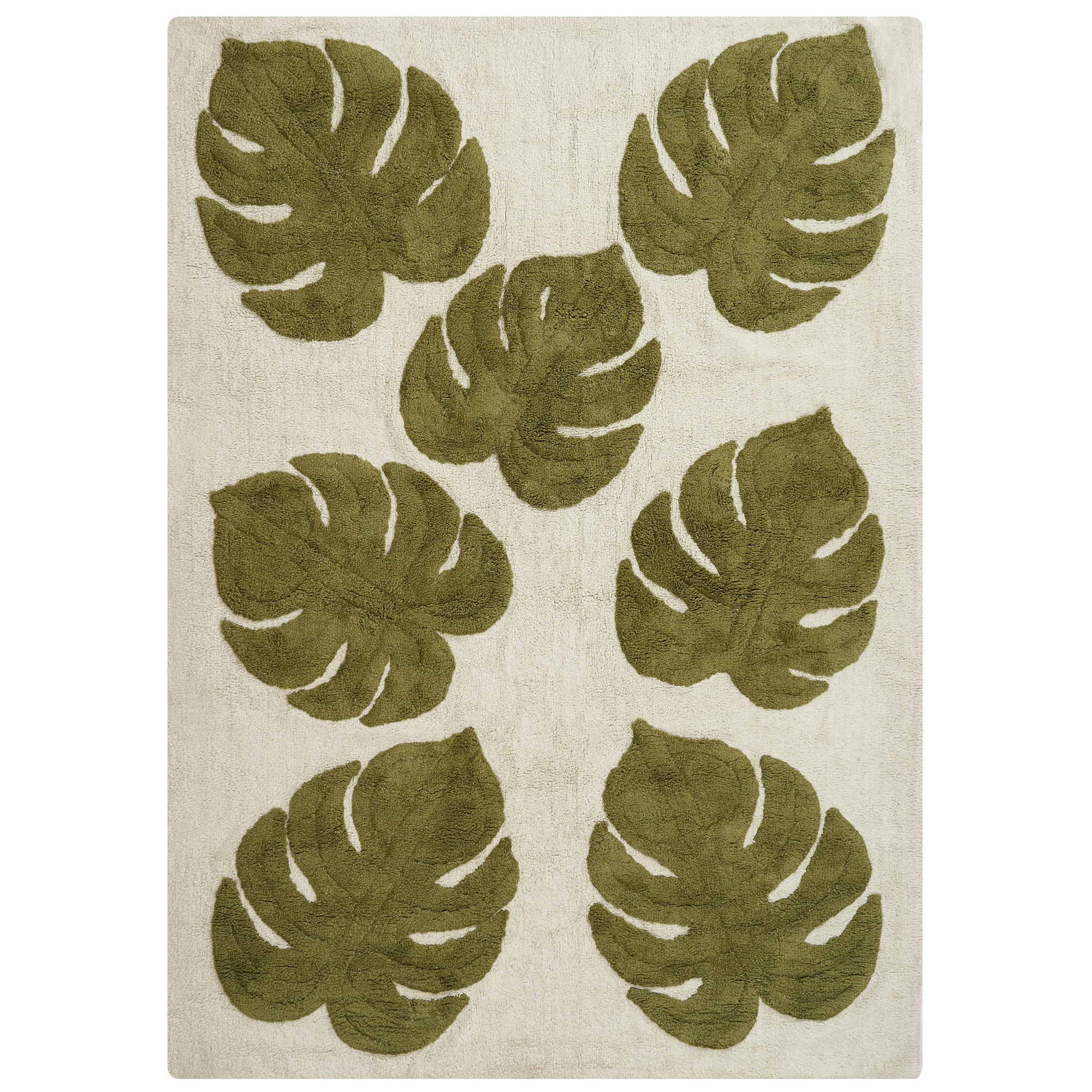 Børnetæppe BOTANIST Beige 140 x 200 cm Bomuld