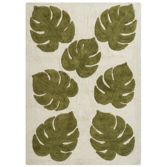 Børnetæppe BOTANIST Beige 140 x 200 cm Bomuld