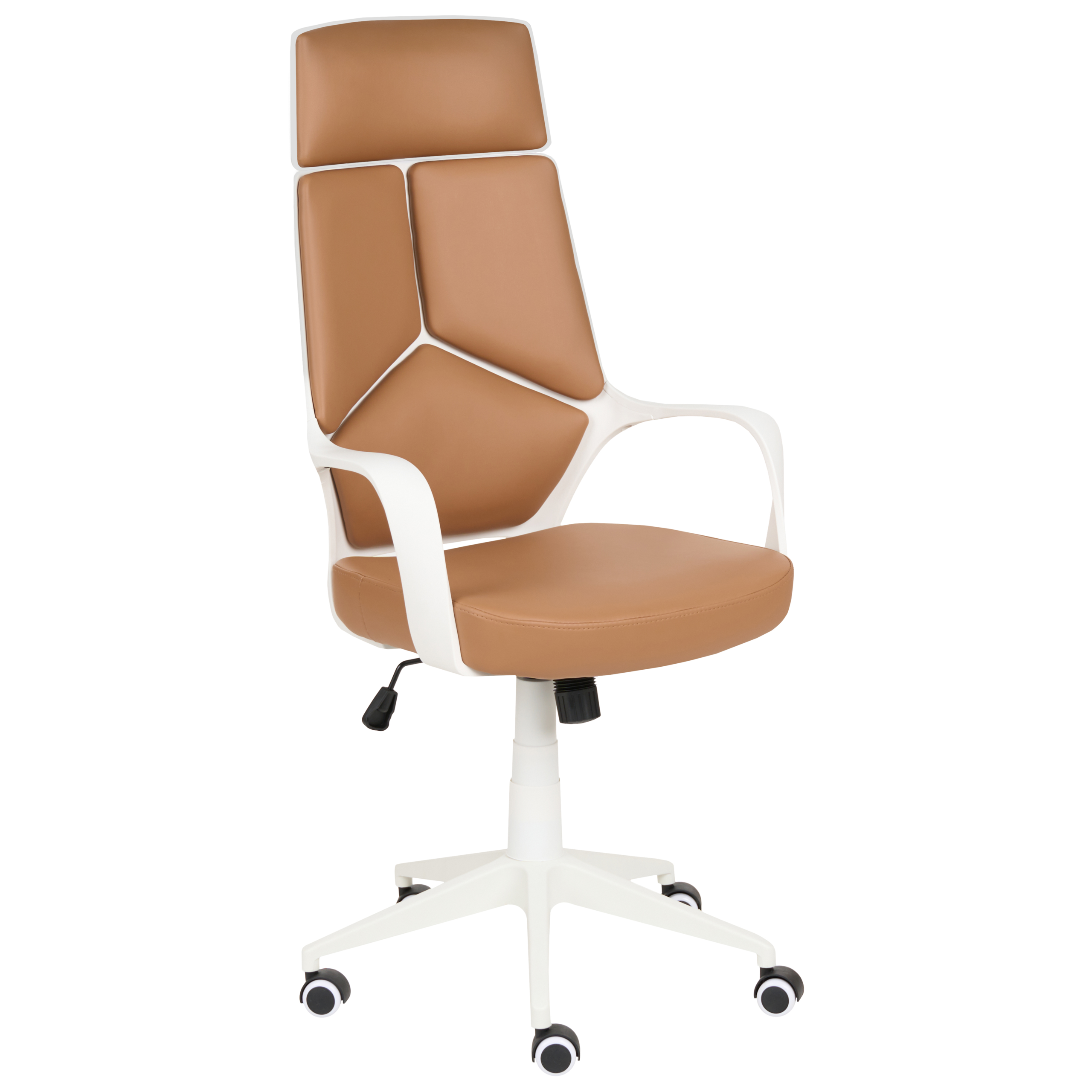 Kontorstol DELIGHT Kunstlæder Mørk beige