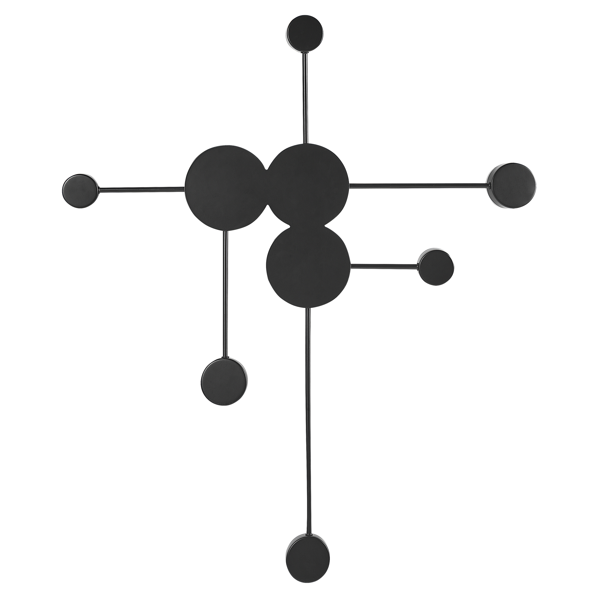 LED-væglampe MARIATO Metal Sort