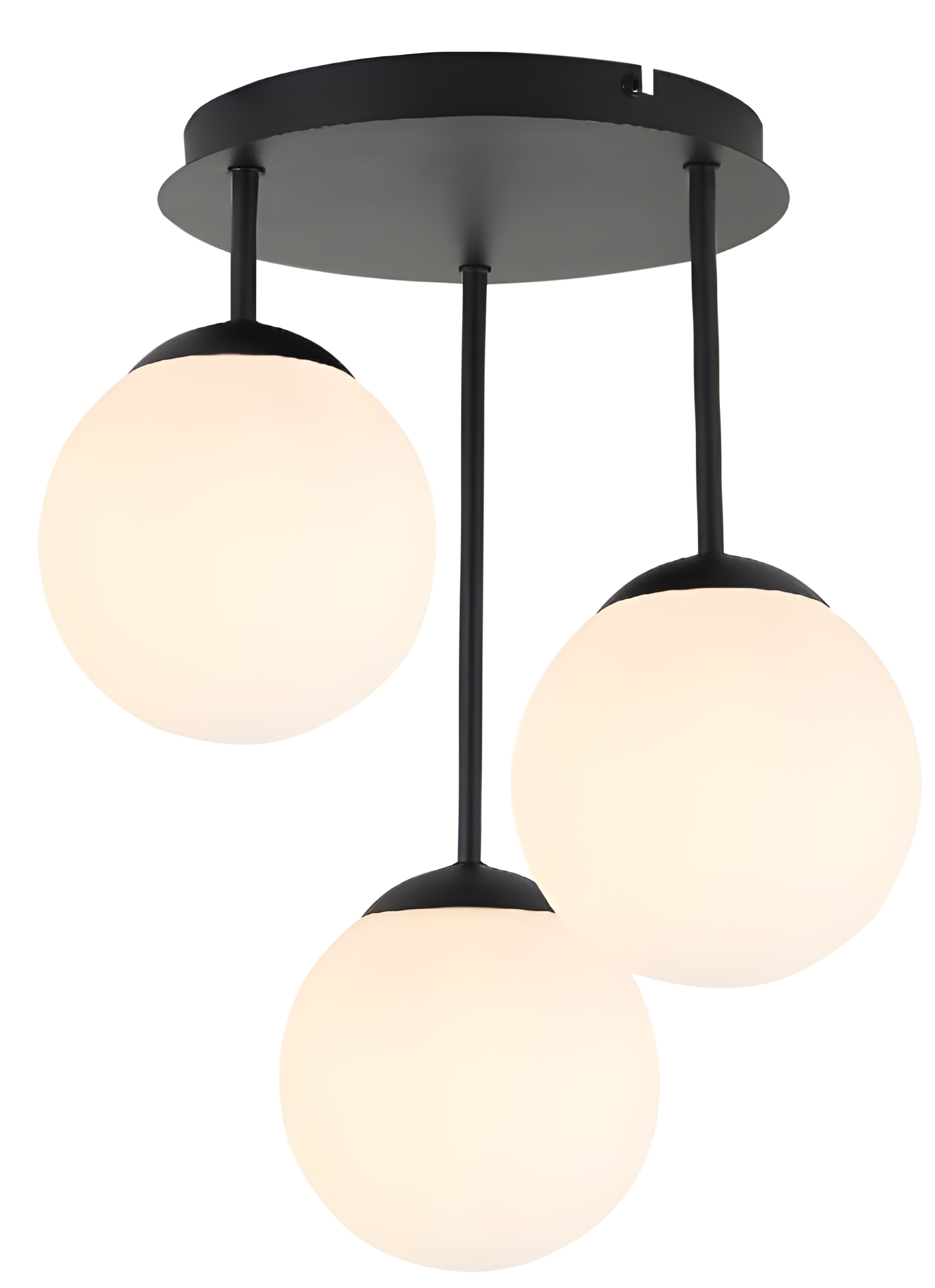 TOOLIGHT hængende loftlampe APP1815-3CPR Sort/Hvid 25x25x45cm