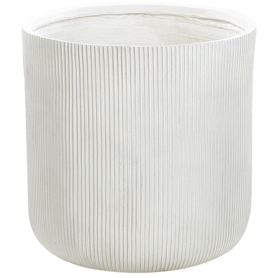 Urtepotte OREOI 55 cm Cremehvid