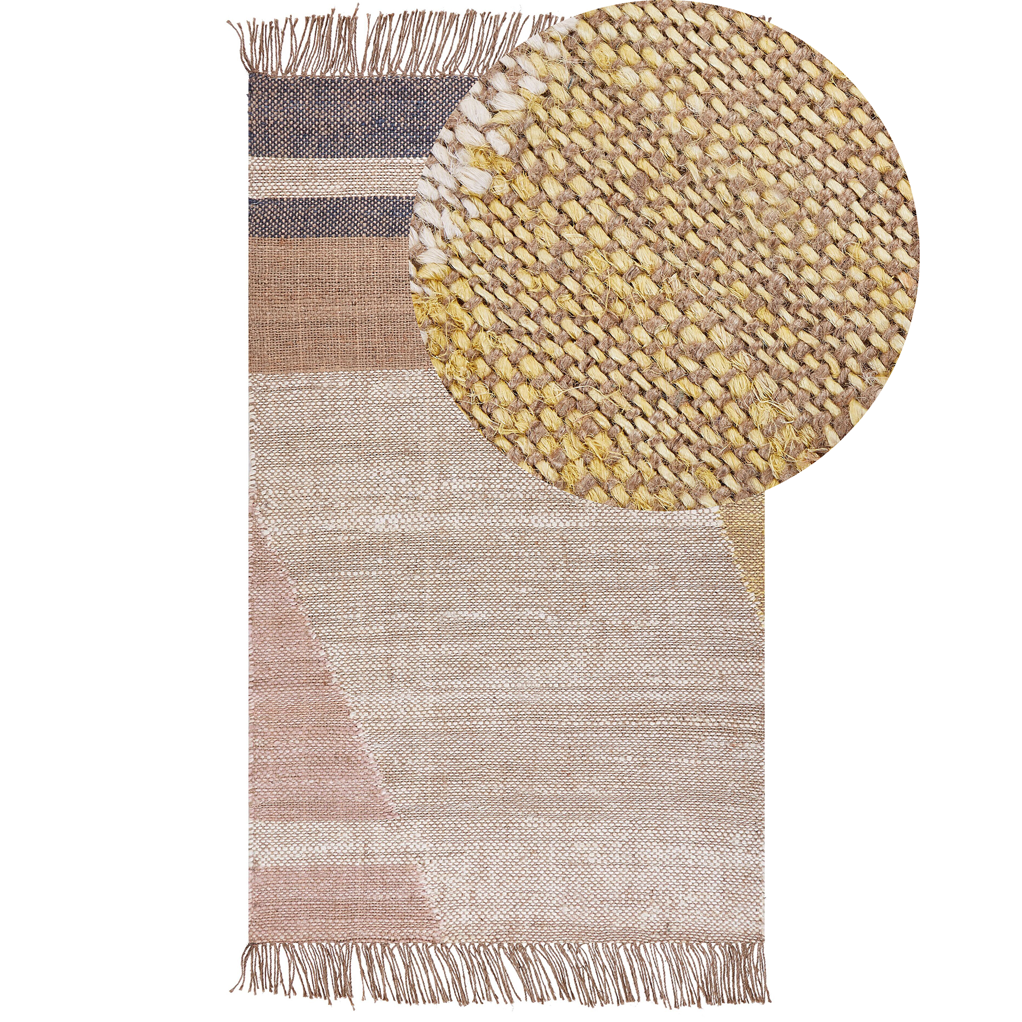 Gulvtæppe SAMLAR Brun 80 x 150 cm Jute