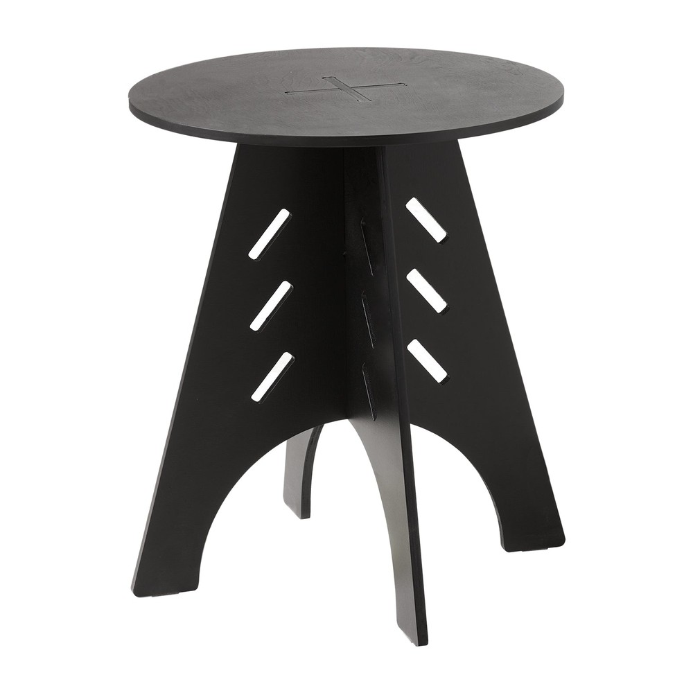 SoBuy, telefonbord, Sofabord, Sofa sidebord, HFBT01-SCH