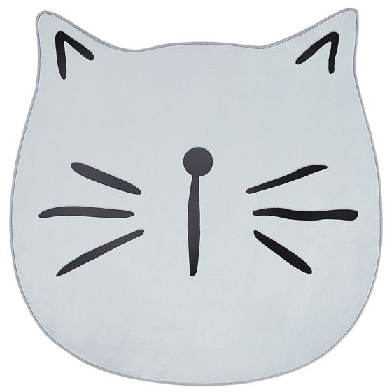 Børnetæppe KITTY Grå ø 100 cm