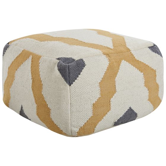Puf ZEUGMA Uld Beige