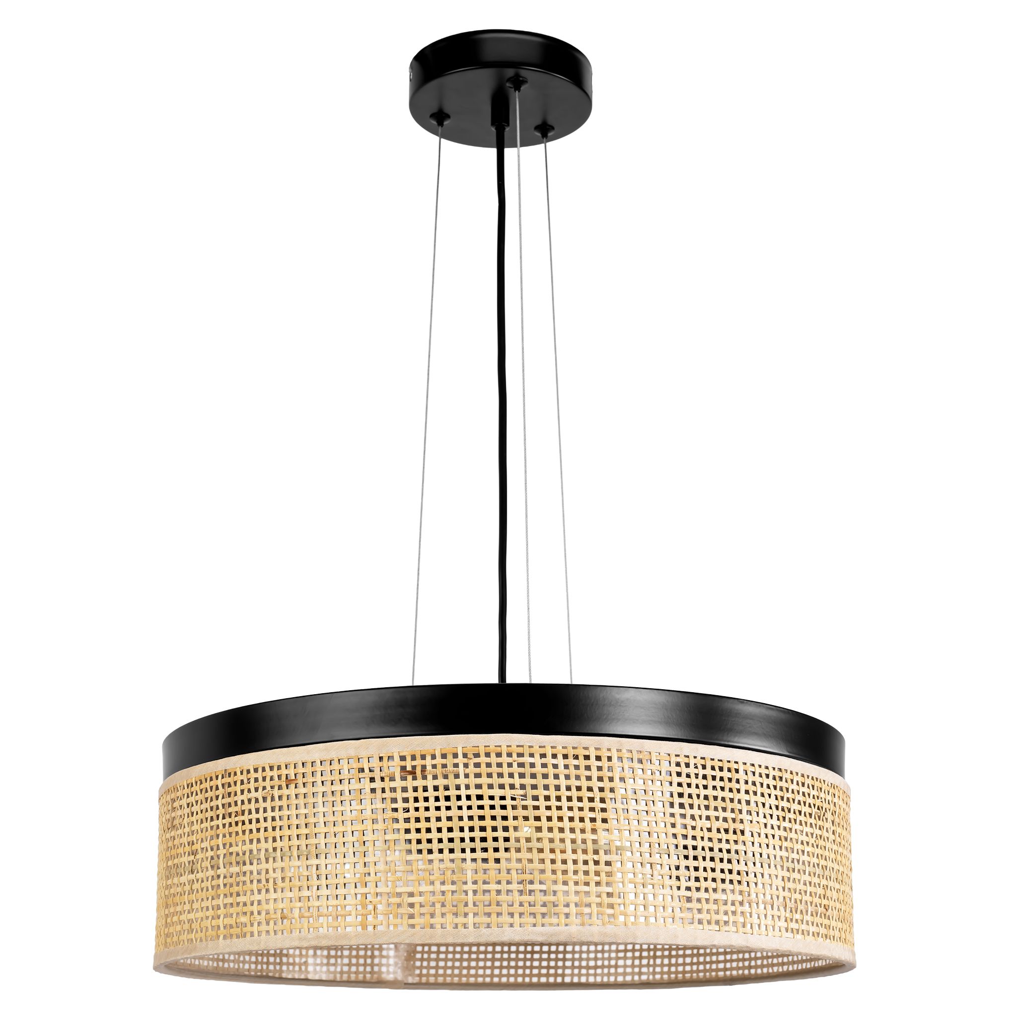 TOOLIGHT hængelampe APP1901-3CP brun, 40x40x13cm