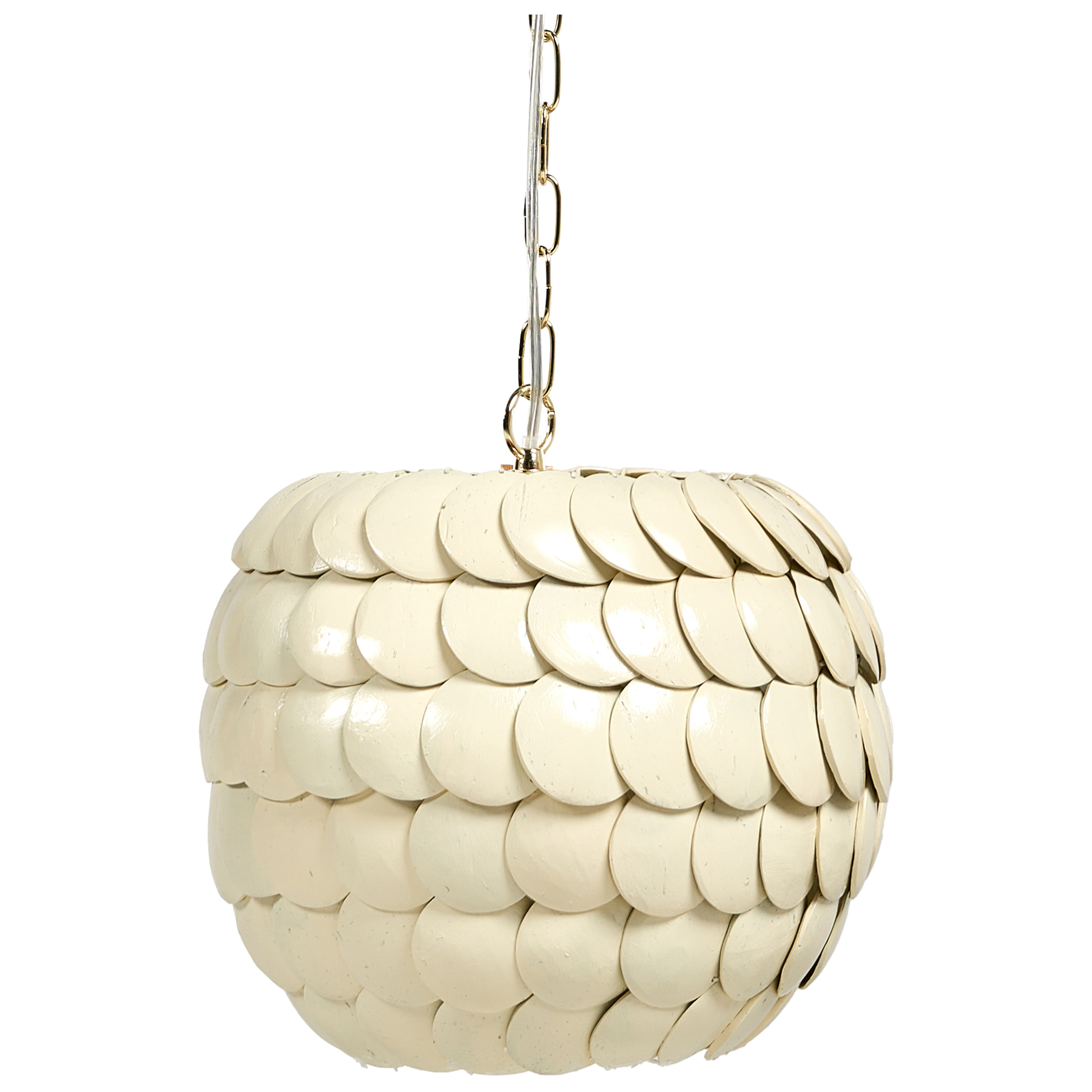Loftlampe MASKELIYA Kokosnødde-skal Beige