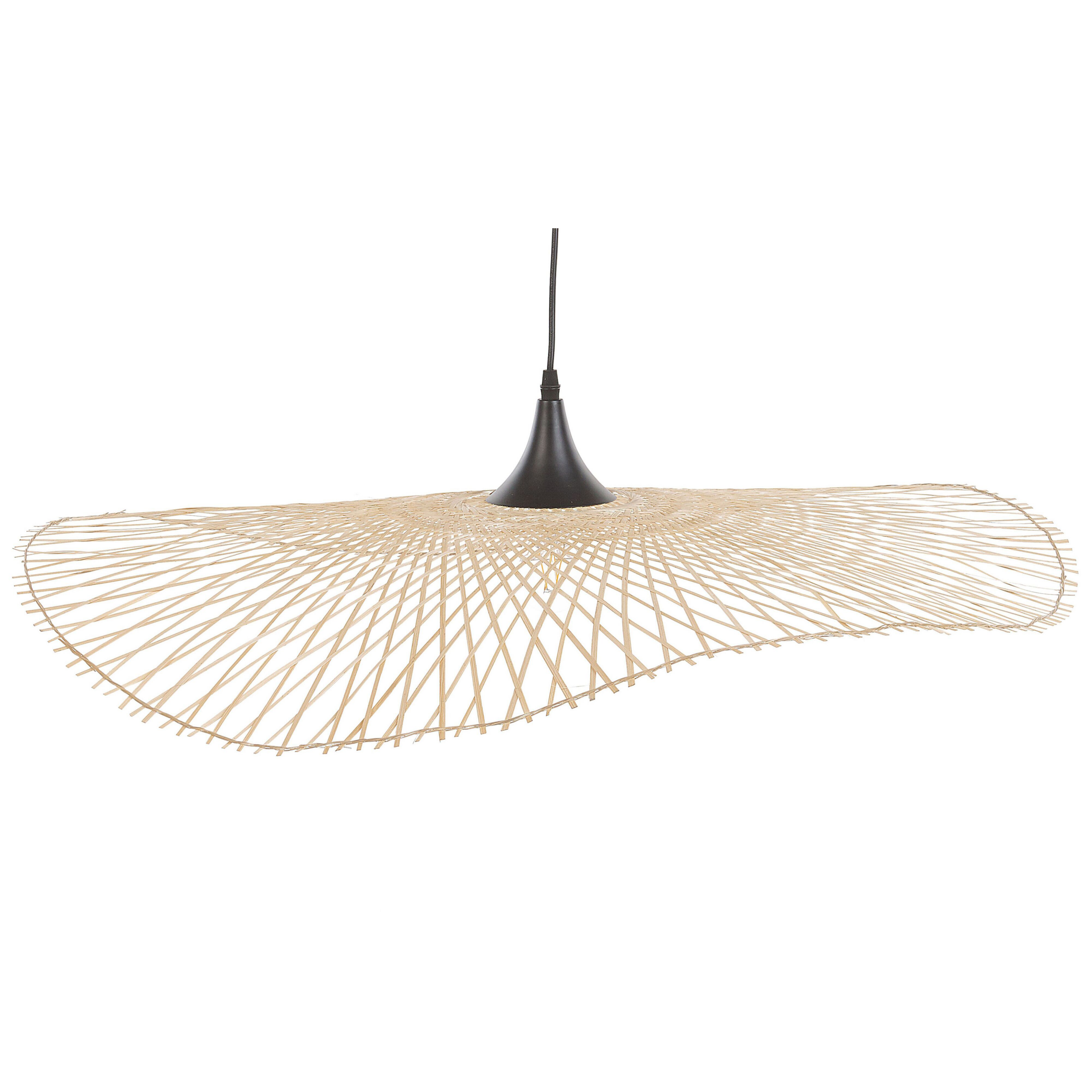 Loftlampe FLOYD Bambus Lysebrun
