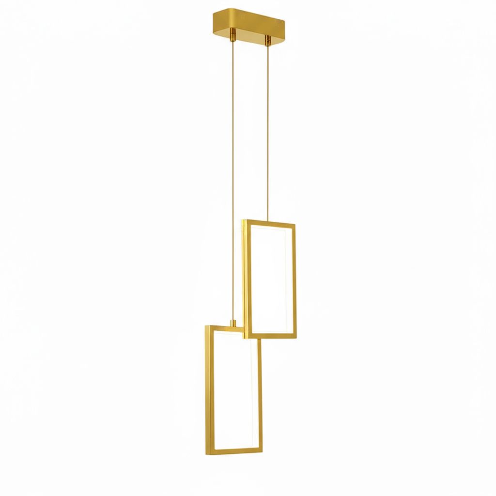 Toolight Pendellampe LHJ086-2CP LED Guld 12x12x20cm