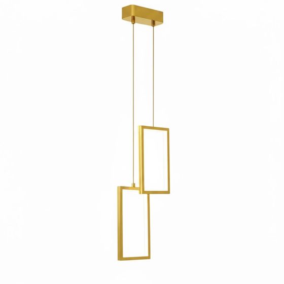 Toolight Pendellampe LHJ086-2CP LED Guld 12x12x20cm