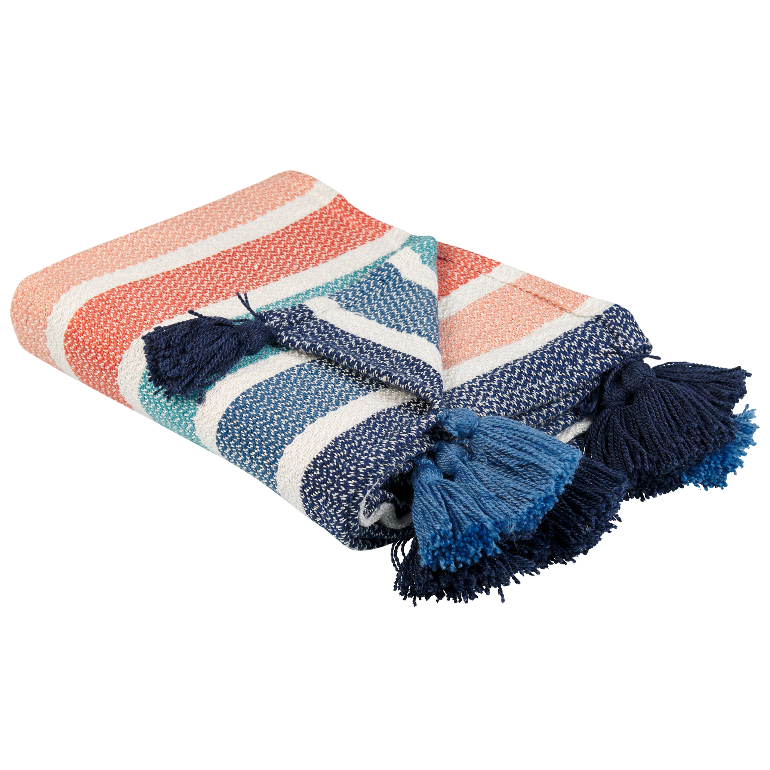 Plaid SENBUK 130 x 150 cm Multifarvet