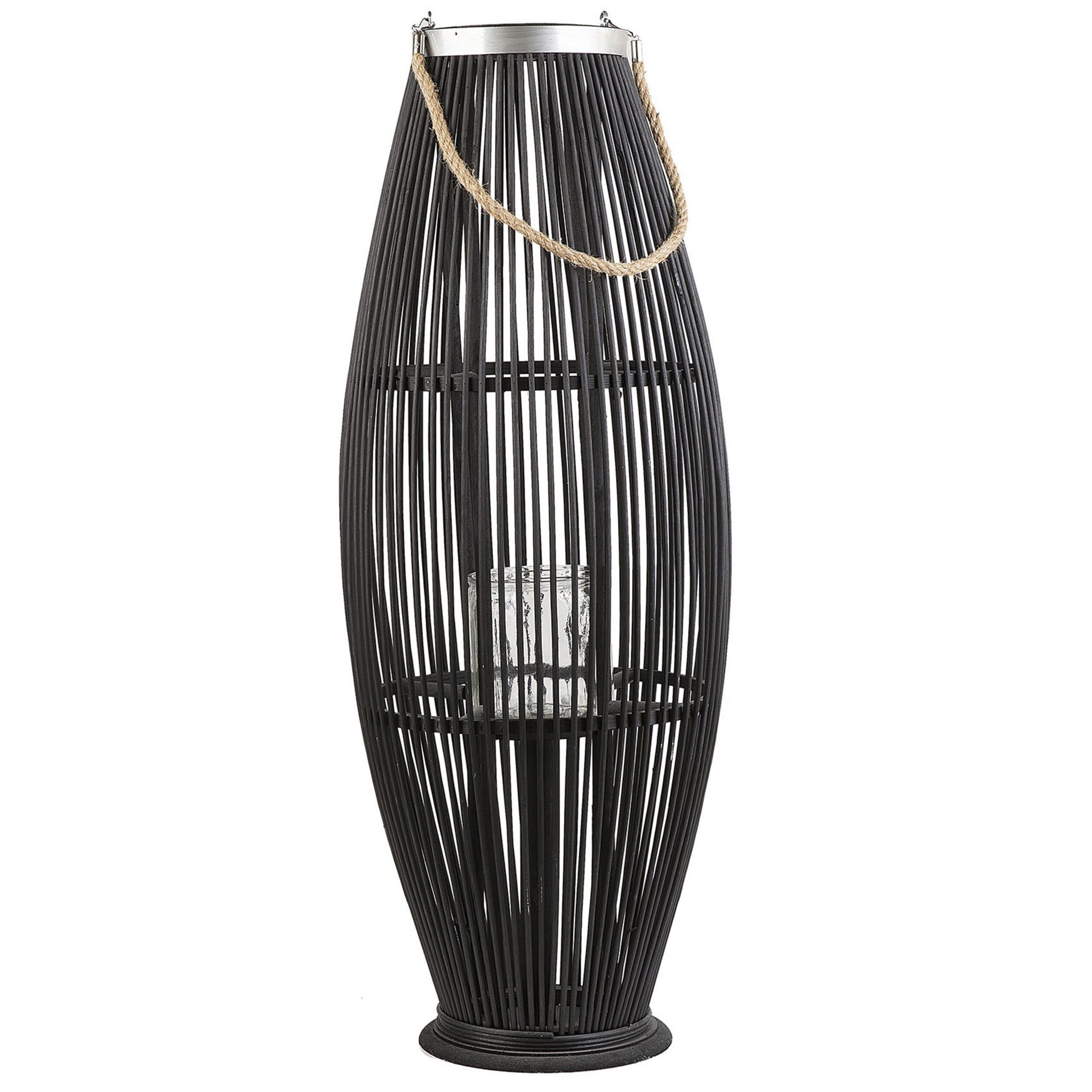 Lanterne TAHITI 84 cm Bambus Sort