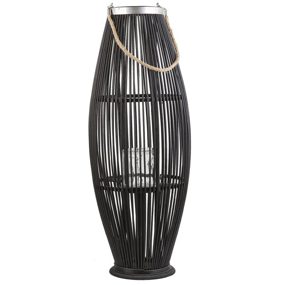 Lanterne TAHITI 84 cm Bambus Sort