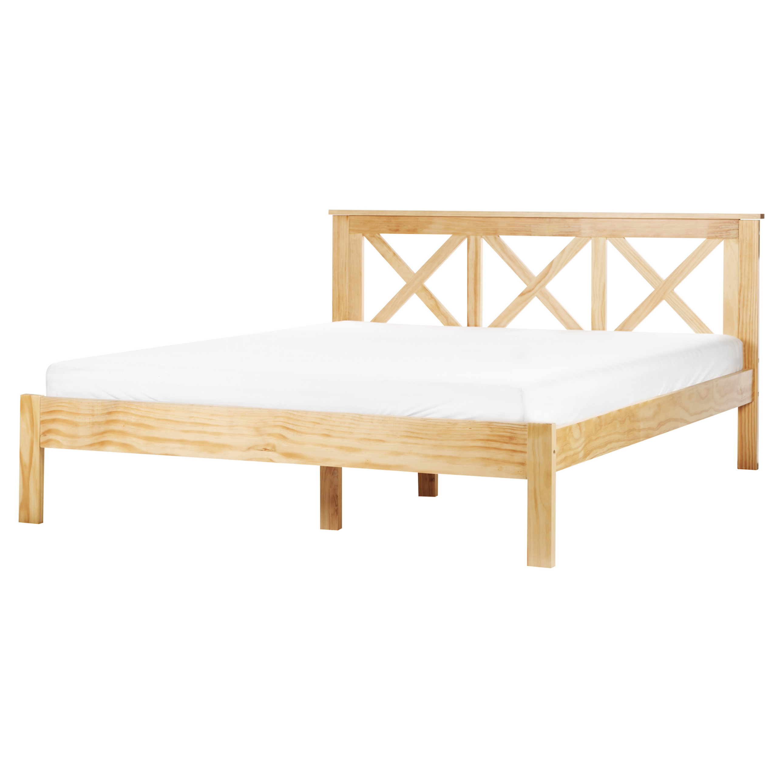 Seng Fyretræ TANNAY 160 x 200 cm Lysebrun