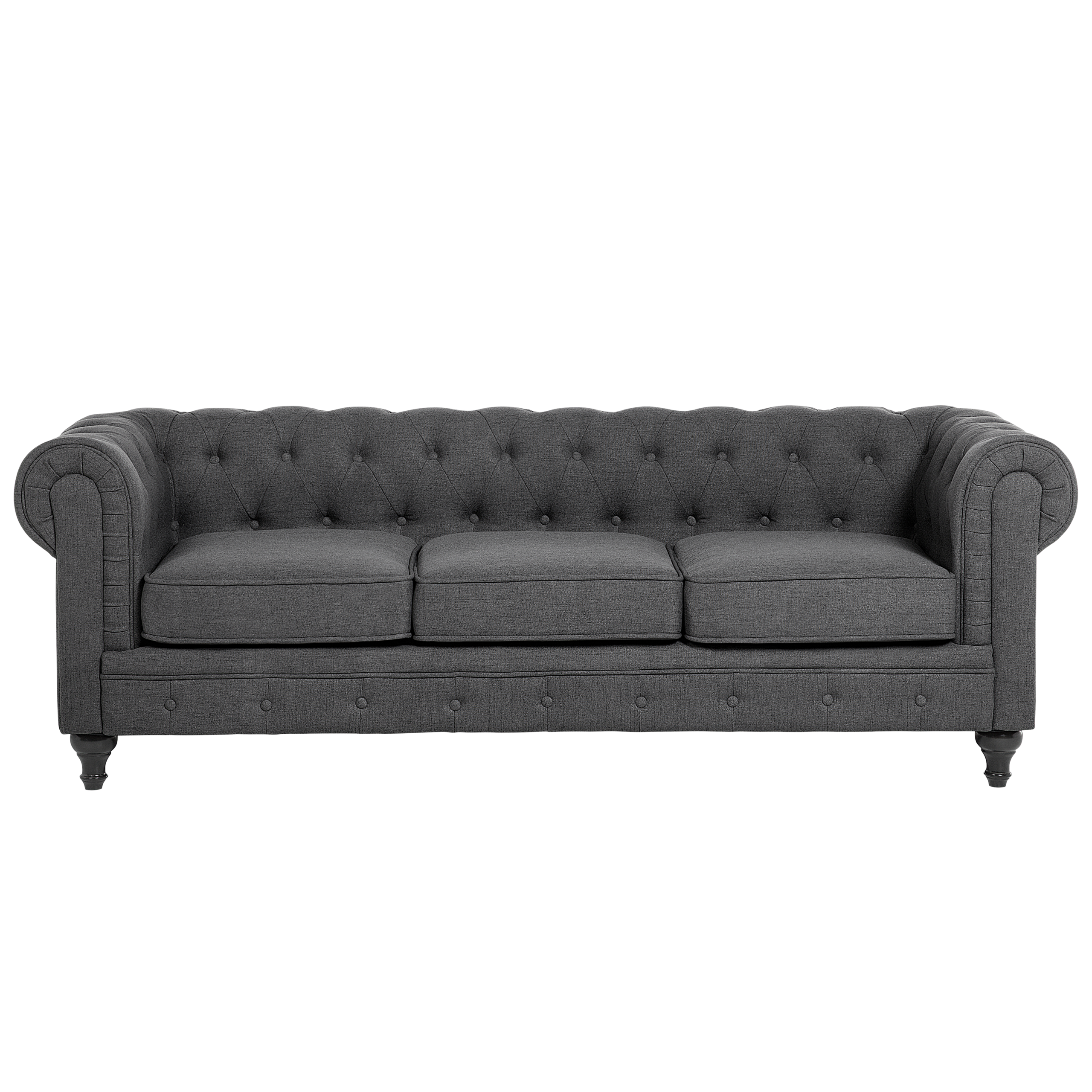 Sofa 3 personers CHESTERFIELD Grå
