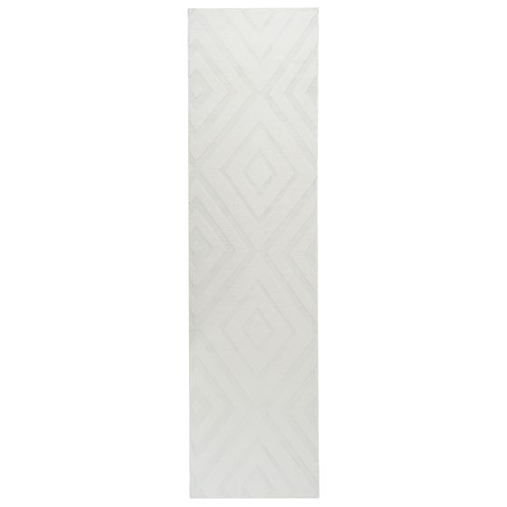 Gulvtæppe BORAH Cremehvid 80 x 300 cm