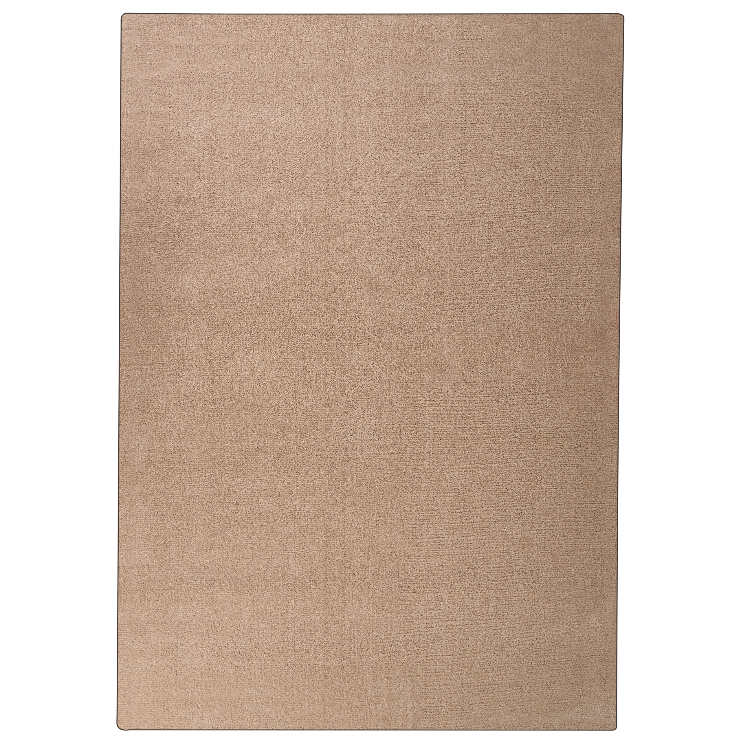 Shaggy gulvtæppe DEMRE Mørk beige 160 x 230 cm