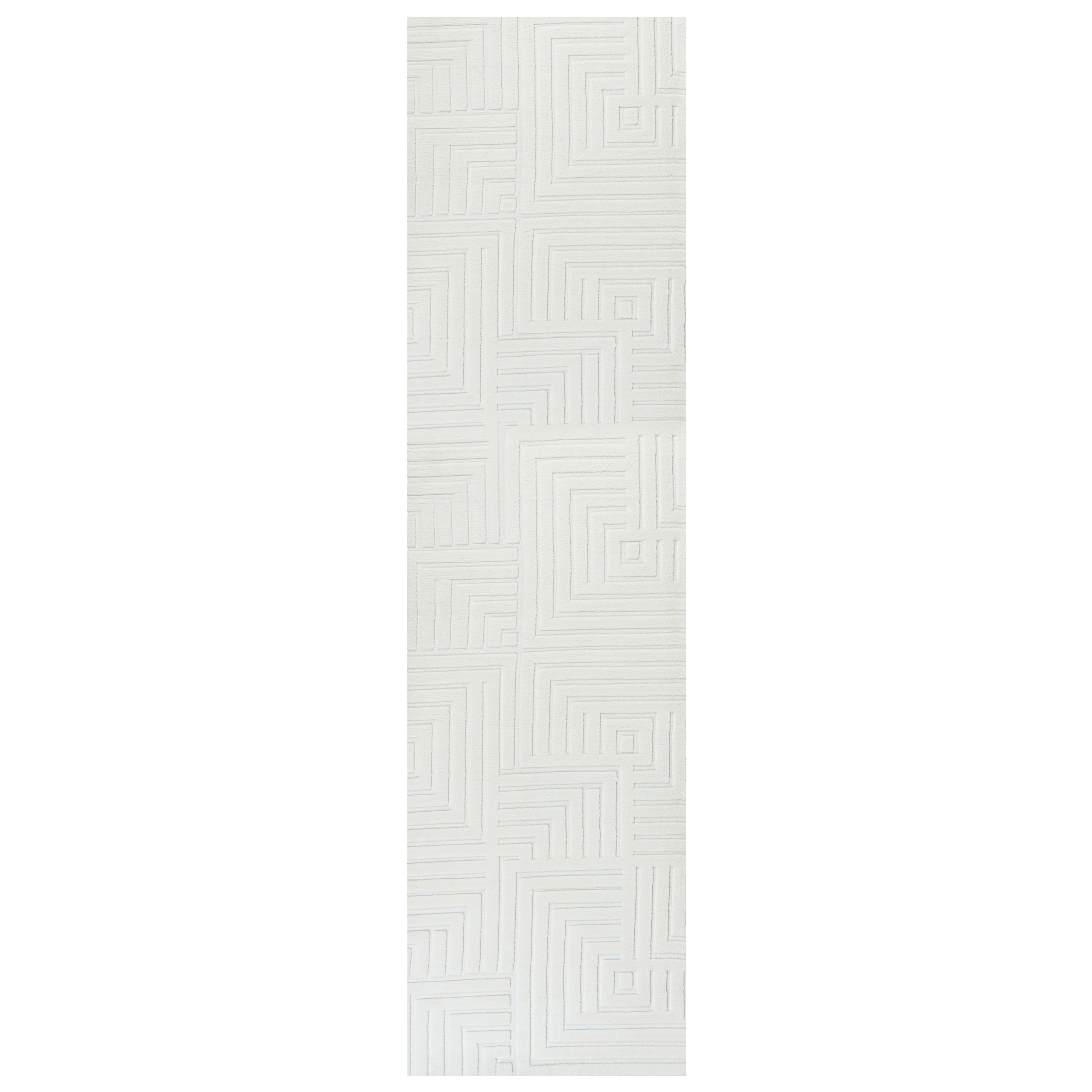 Gulvtæppe TAMIREL Cremehvid 80 x 300 cm