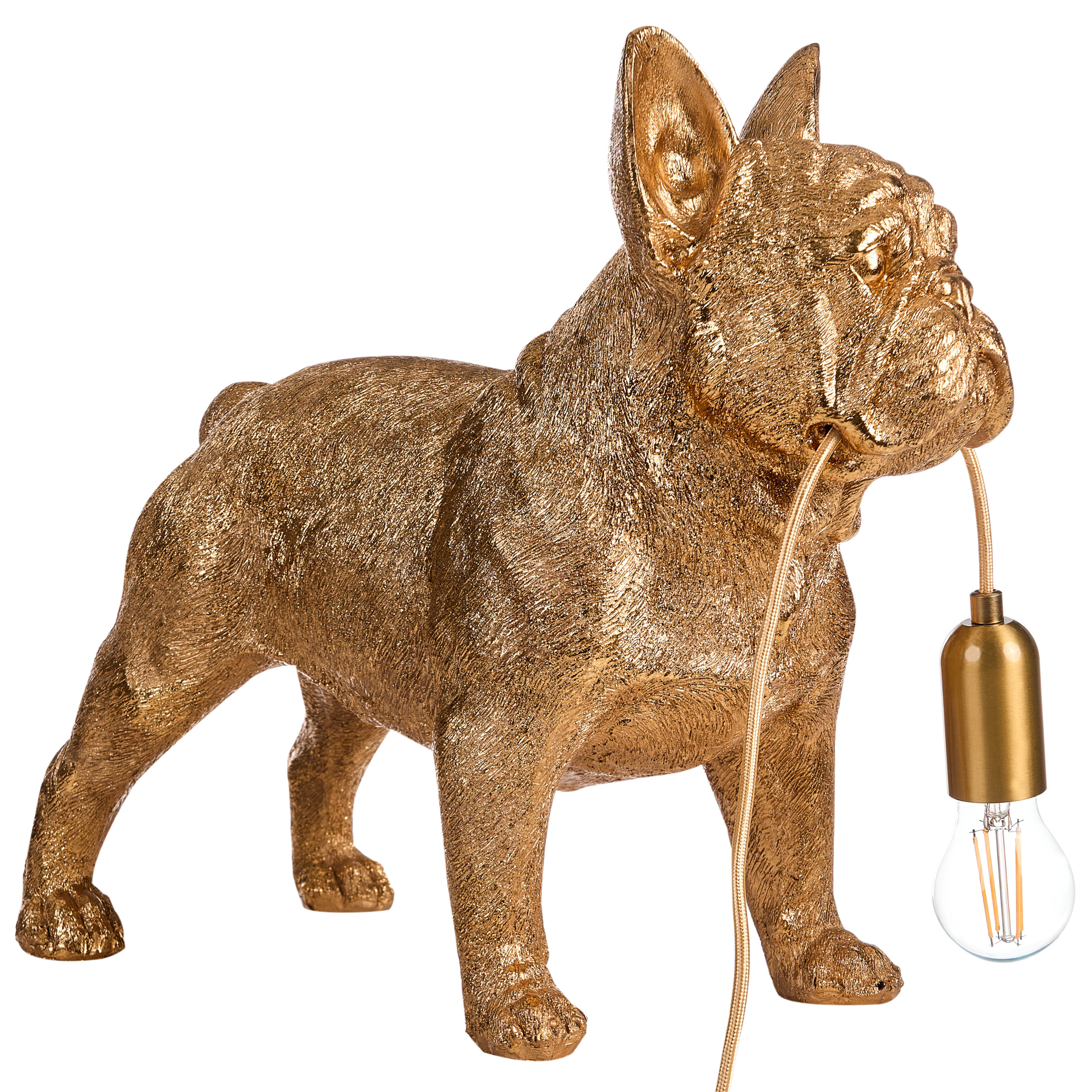 Bordlampe Hund BAXTER Guld