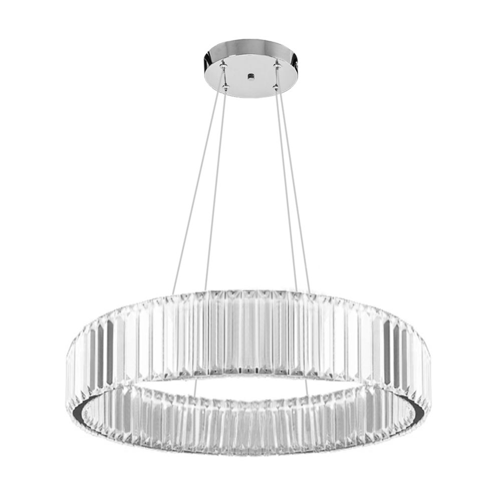 TOOLIGHT hængende loftlampe APP982-CP LED Gennemsigtig 40x40x8cm