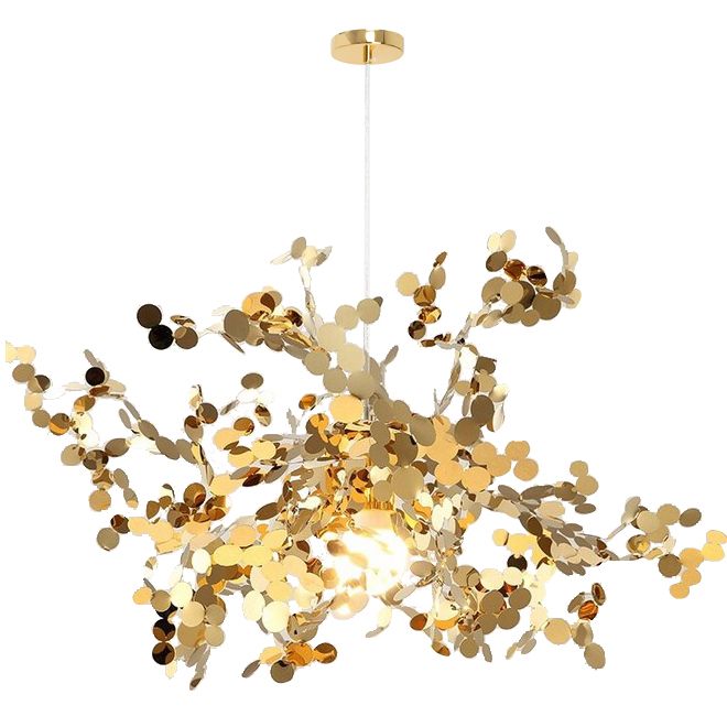 TOOLIGHT hængende loftlampe APP546-3CP Guld 65x65x30cm