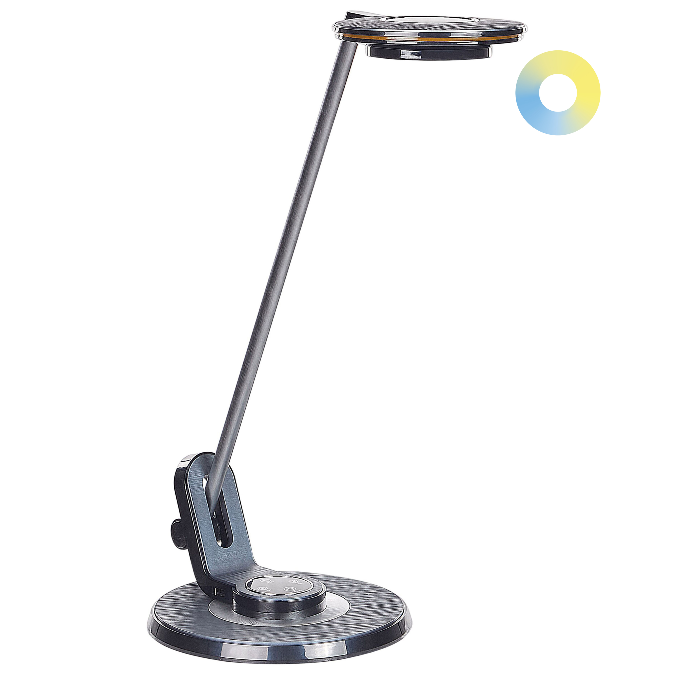 LED skrivebordslampe CORVUS Med dæmpning Metal Sort